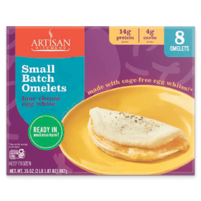 Four Cheese Egg White packaging