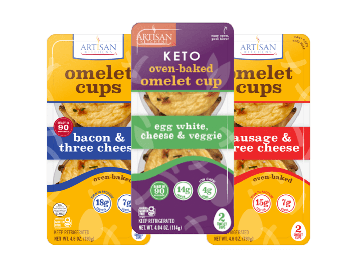 Omelet Cups packaging