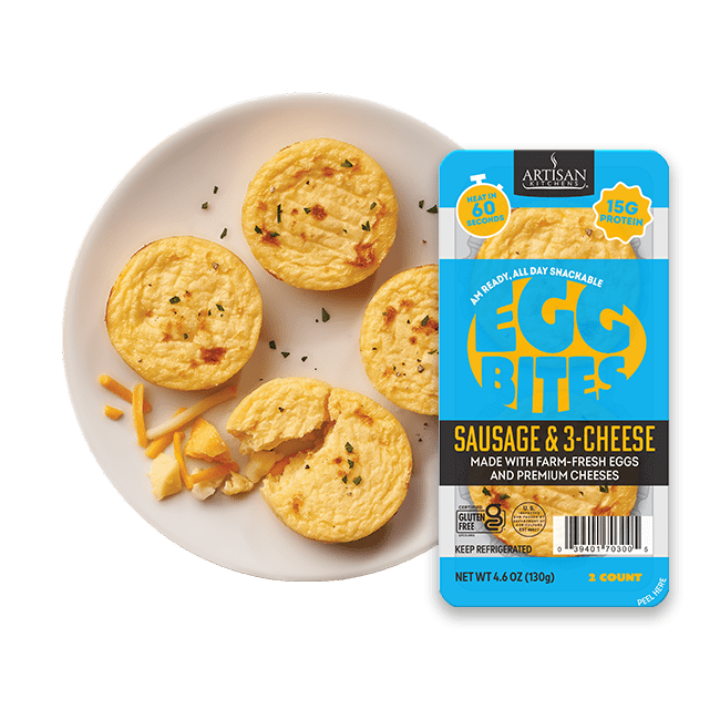 2 count Omelet Cups Sausage Cheese