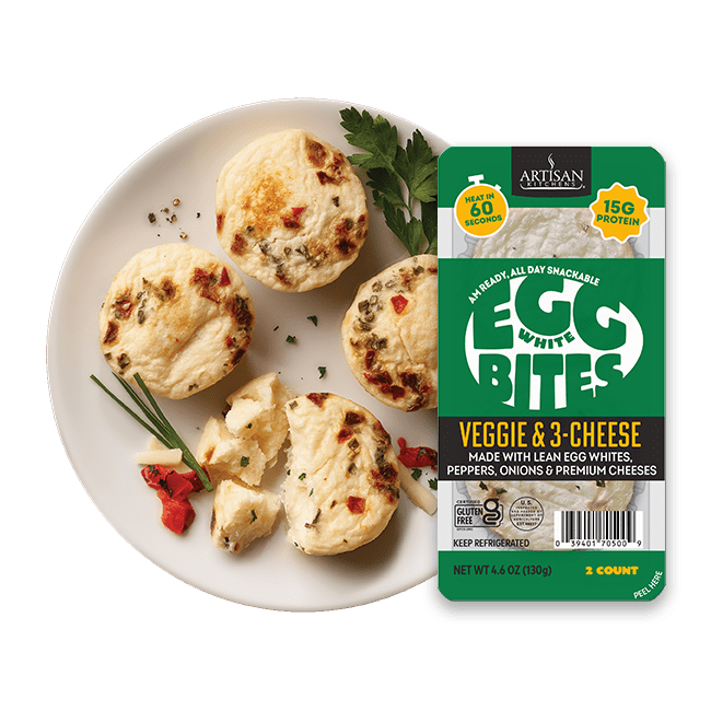Egg whites and veggie cups
